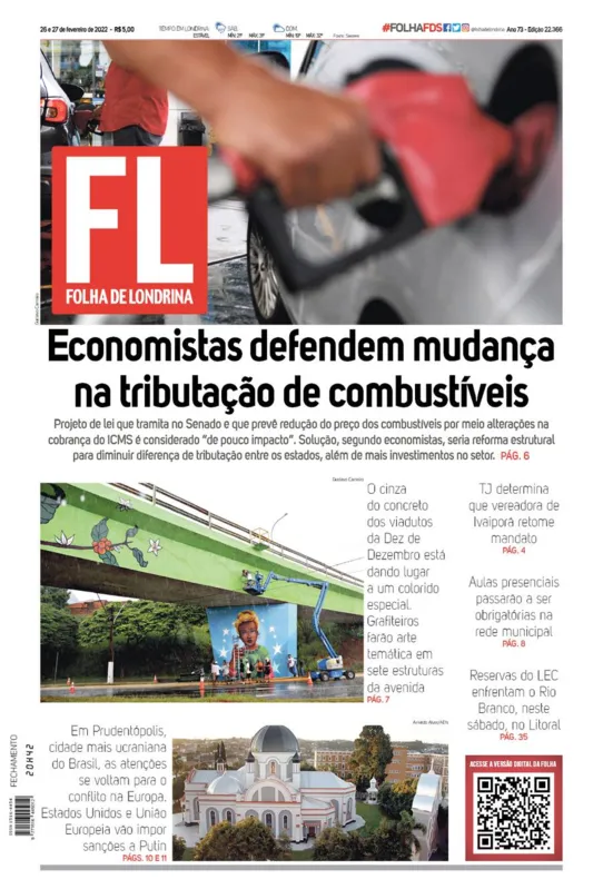 Imagem ilustrativa da imagem Capa 26/02/2022