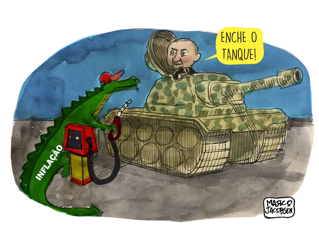 Imagem ilustrativa da imagem Charge 11/03/2022