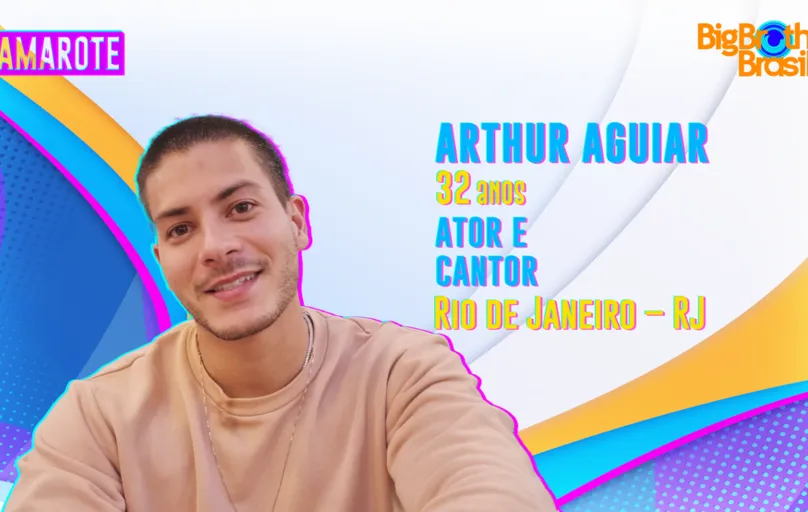 Arthur Aguiar teve 5,9% dos votos e fica no BBB