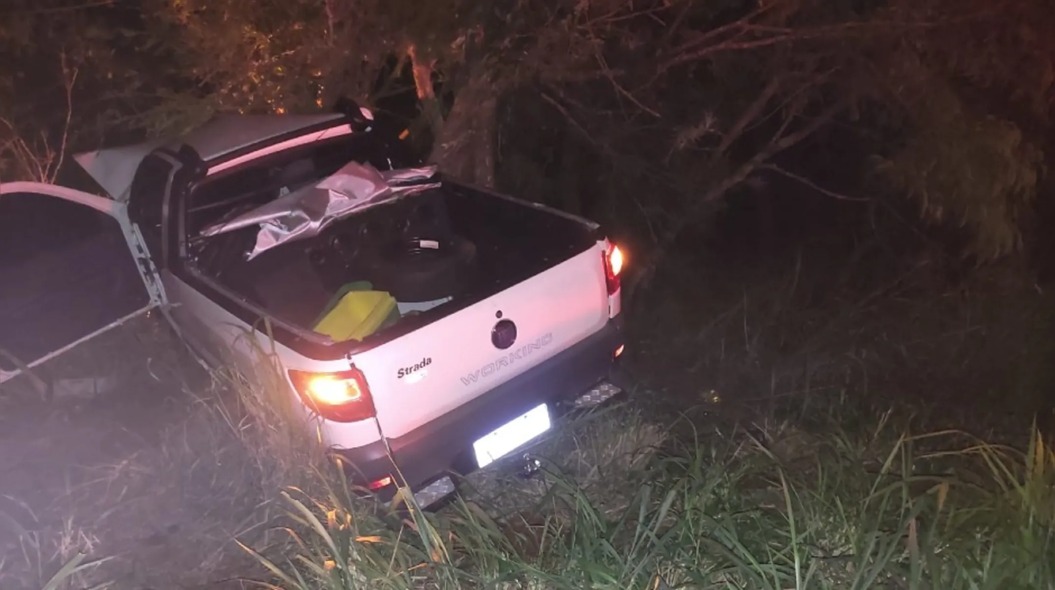 Imagem ilustrativa da imagem Motorista morre após colidir contra árvore na PR-151 em Carlópolis