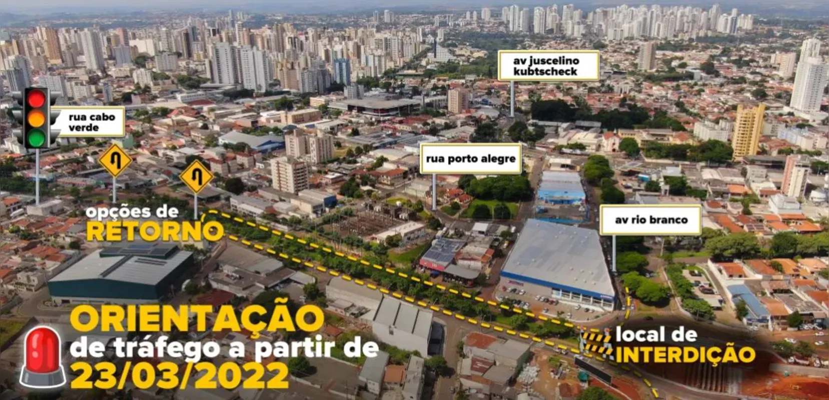 Motoristas têm dois acessos para seguir sentido zona norte