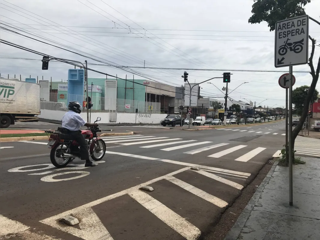 Imagem ilustrativa da imagem Bolsões para motos ainda requer conscientização dos londrinenses