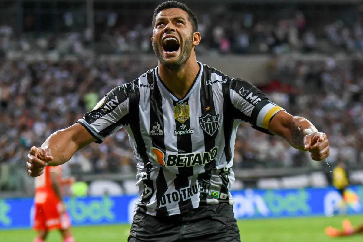 CAMPEONATO BRASILEIRO 2022 - BELO HORIZONTE, MG, 10.04.2022- ATLETICO (MG) X INTERNACIONAL (RS): Hulk do Atletico faz o segundo gol do Atletico e comemora muito, durante a partida entre o Atletico e o Internacional, valida pela 1Âª rodada do campeonato brasileiro da serie A de 2022, realizada no Estadio Mineirao, na tarde deste domingo (10). Fotos: Fabio Barros/Agencia F8) (Foto: Fabio Barros/Agencia F8/Folhapress) ORG XMIT: 31015