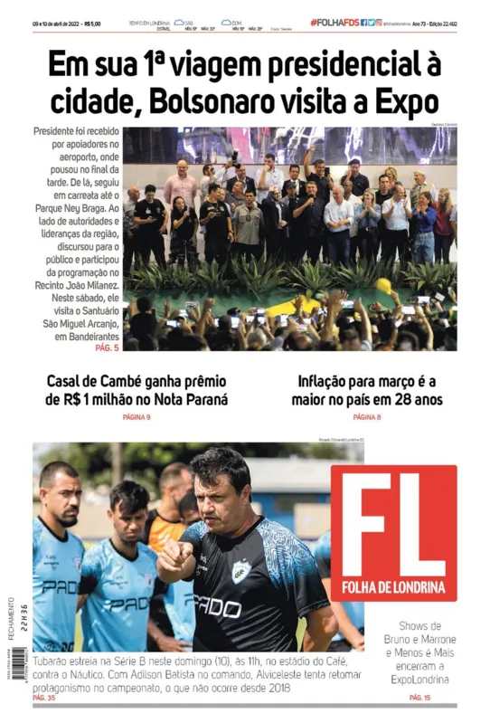 Imagem ilustrativa da imagem Capa 09/04/2022