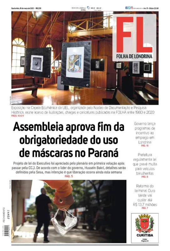 Imagem ilustrativa da imagem Capa 16/03/2022
