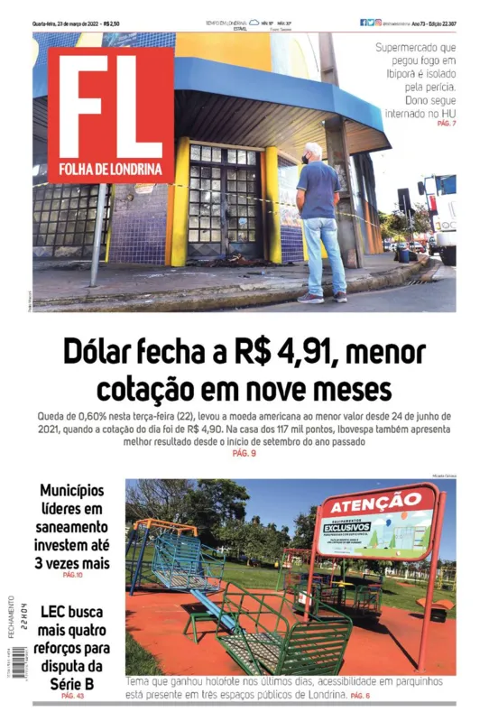 Imagem ilustrativa da imagem Capa 23/03/2022