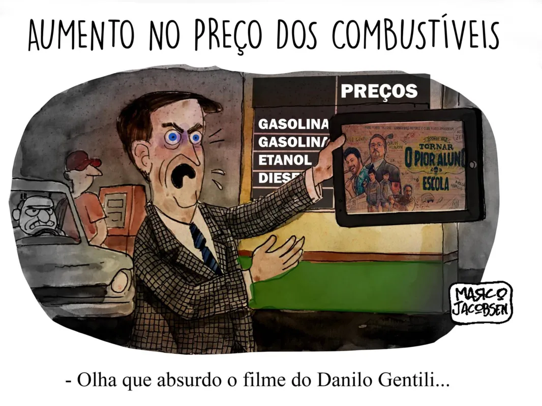 Imagem ilustrativa da imagem Charge 17/03/2022