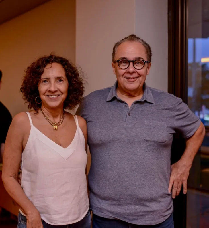 Newmara Alves e chef Taíco