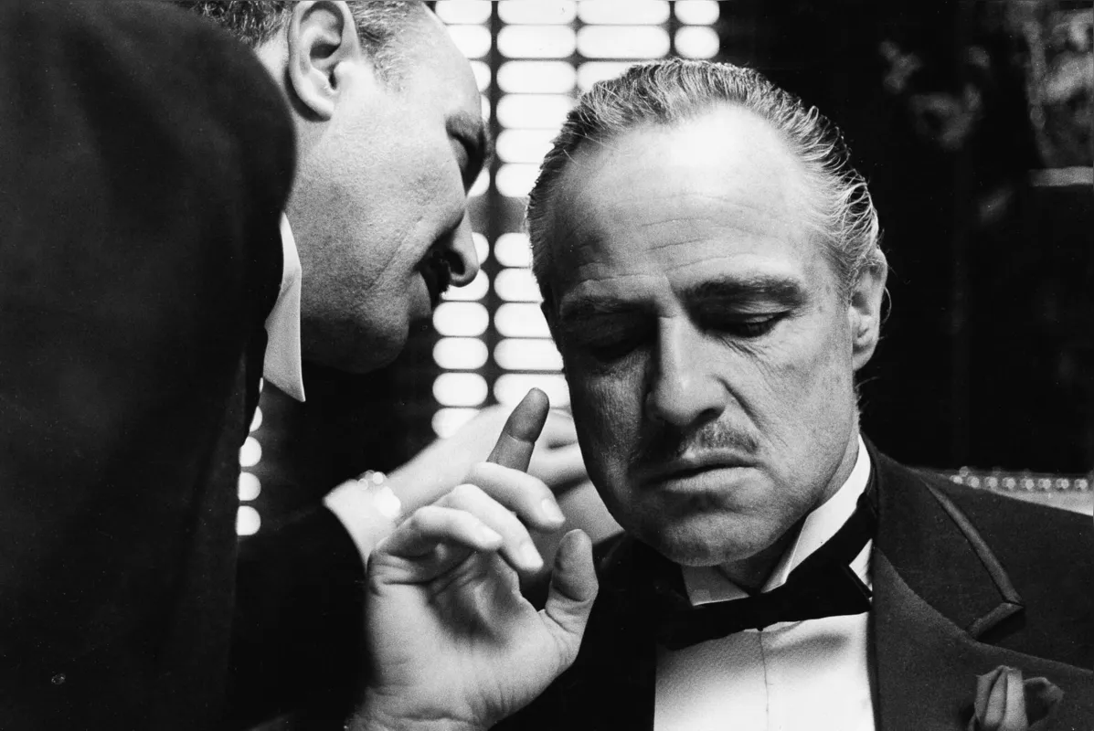 Marlon Brando como Don Vito Corleone: um de seus papéis mais emblemáticos