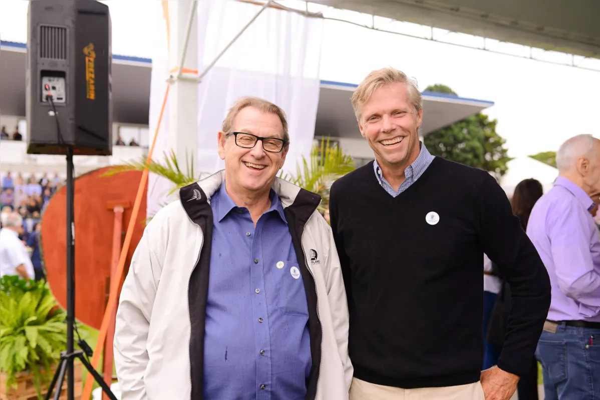 O diretor de patrimônio da SRP, Fernando Prochet, e o diretor de psicultura, Ricardo Neukirchner
