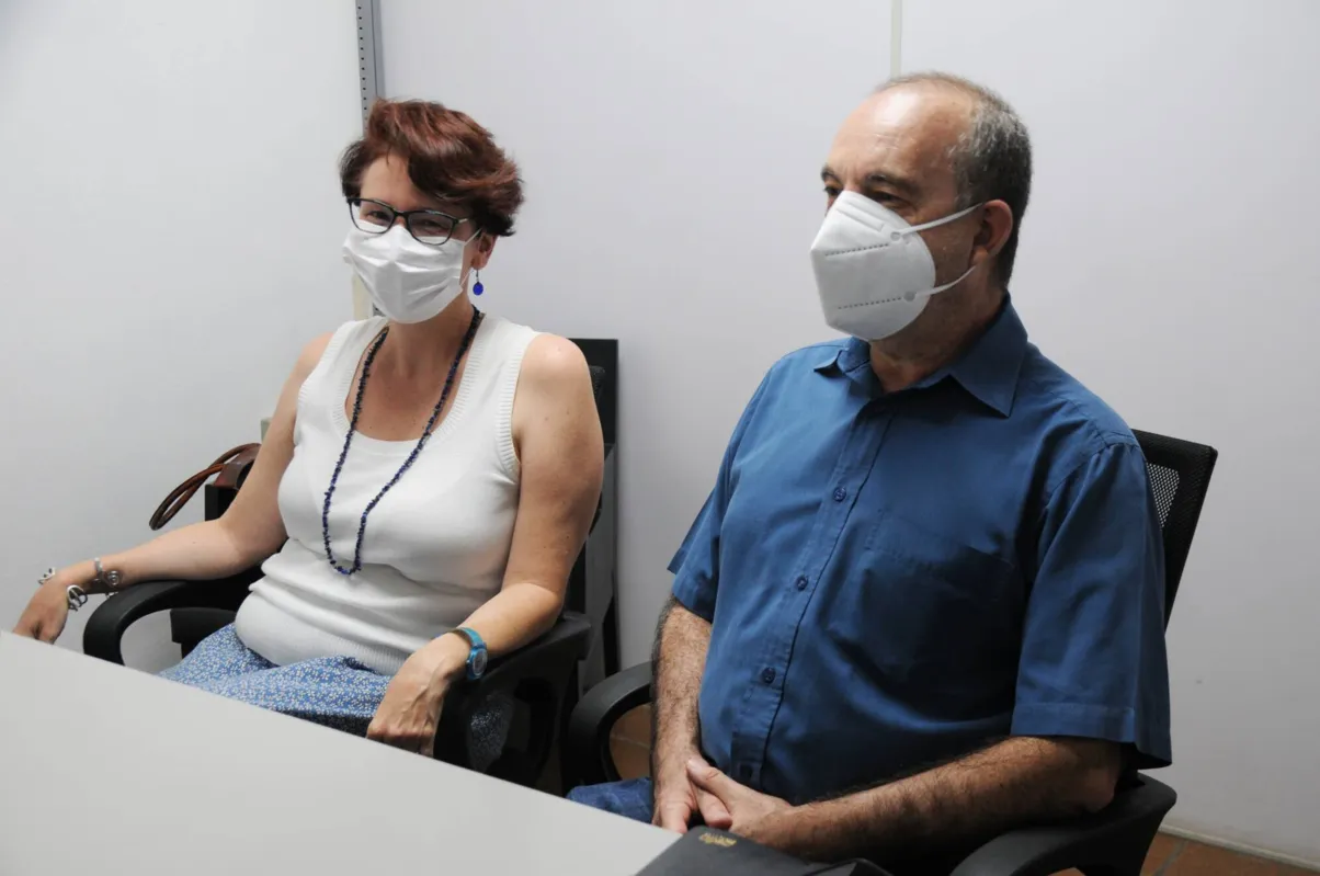 Laura Brandini e Nilson Magagnin Filho