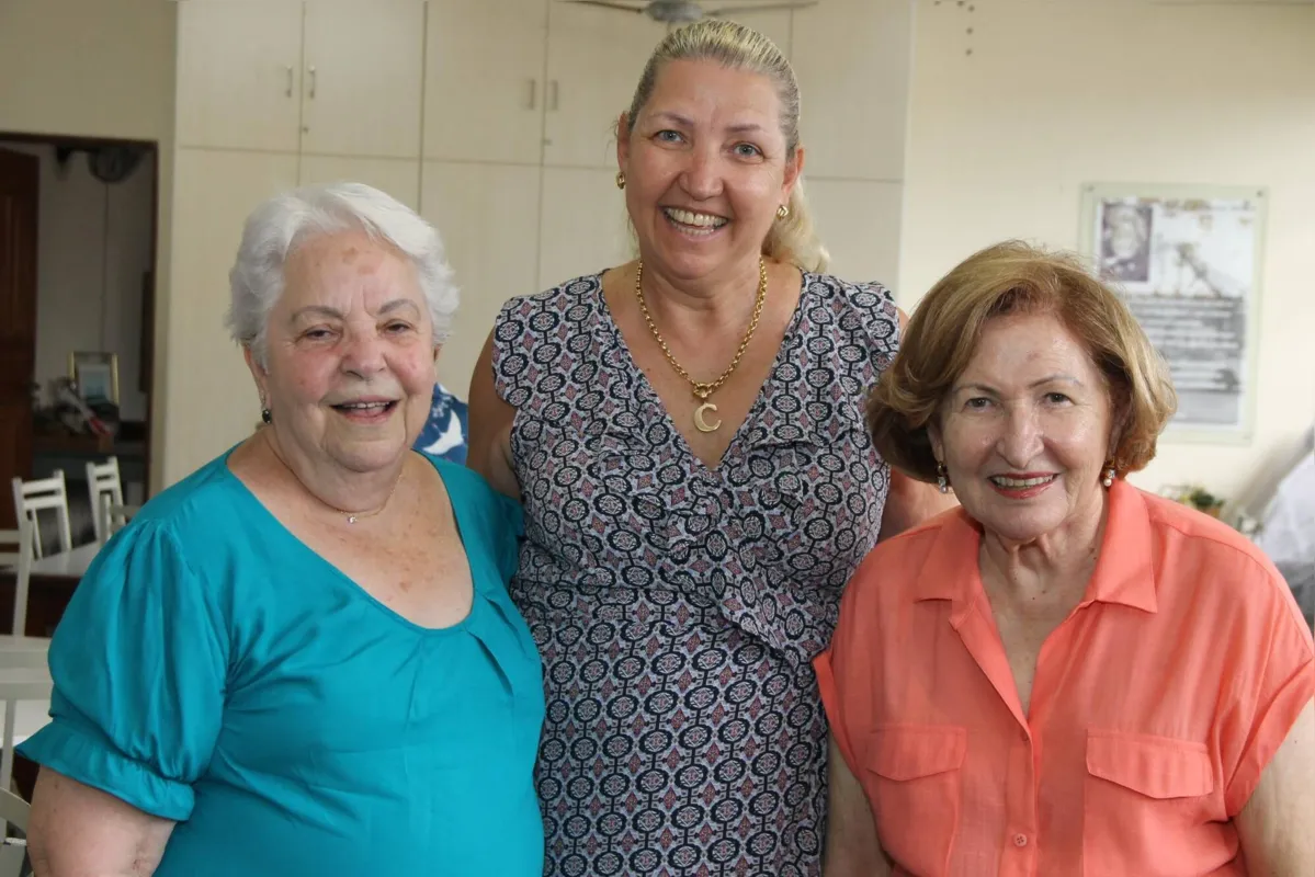 Neuza Brochado, Cléia Rapcham e Maria Helena Rapcham