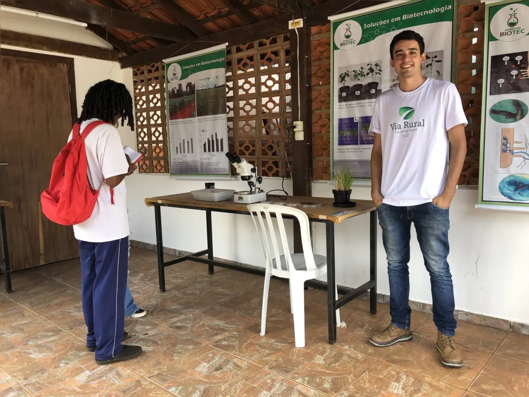 Matheus Andreato: o fungo micorrízico simbionte auxilia na absorção de fósforo, água e reduz adubação"