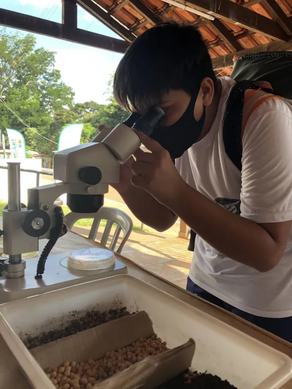 A teoria é vista na prática pelos estudantes que visitam Expo