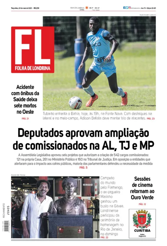 Imagem ilustrativa da imagem Capa 03/05/2022