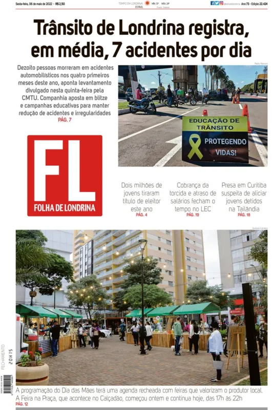 Imagem ilustrativa da imagem Capa 06/05/2022