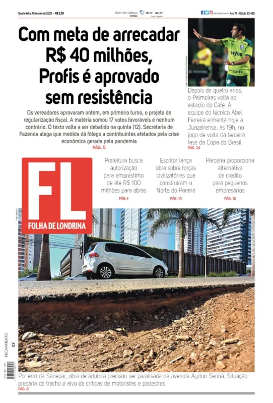 Imagem ilustrativa da imagem Capa 11/05/2022