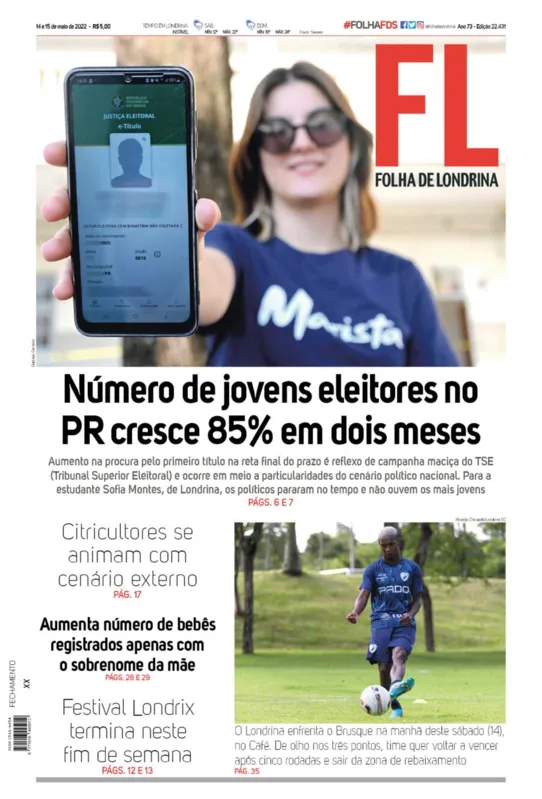 Imagem ilustrativa da imagem Capa 14/05/2022