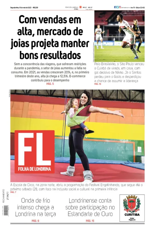 Imagem ilustrativa da imagem Capa 16/05/2022
