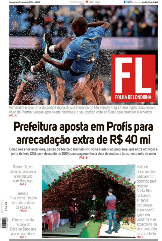 Imagem ilustrativa da imagem Capa 23/05/2022