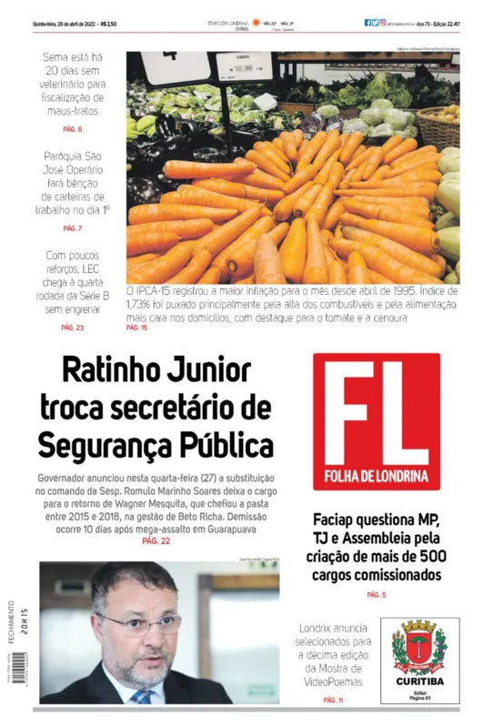 Imagem ilustrativa da imagem Capa 28/04/2022