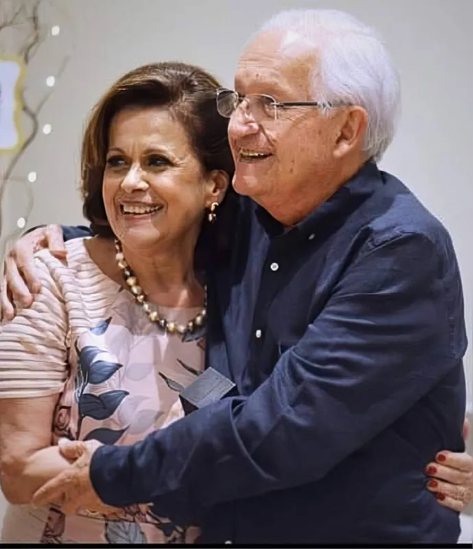 O casal Mara Lúcia e Gerson Moraes de Araújo
