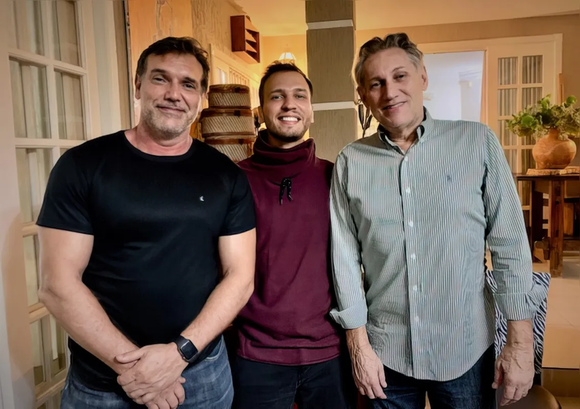 César Rossini, Lucas Liberatti e Valdir Carrion