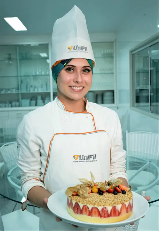A aluna Bianca Lemos Alexander