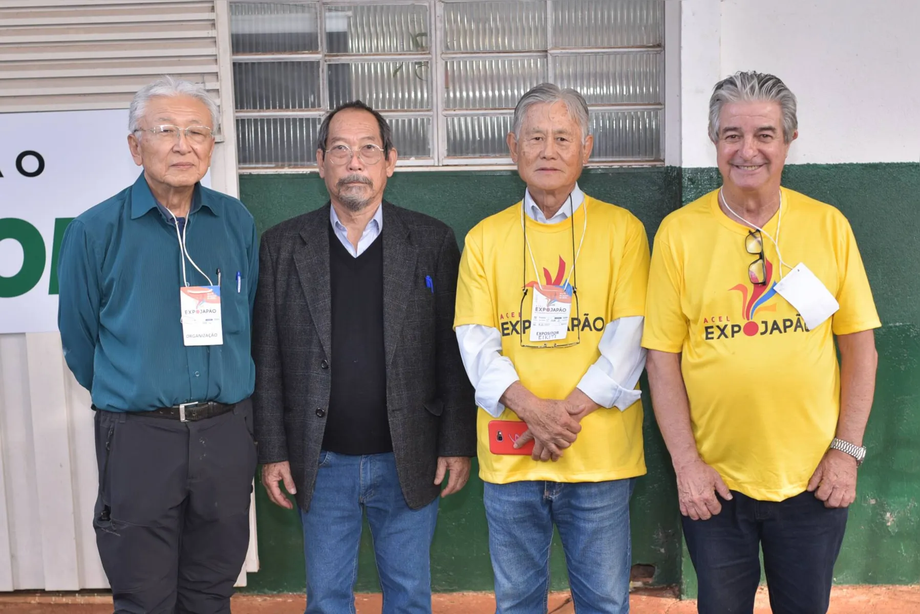 Os coordenadores dos eventos  agro Tumor Sera,Nilton Honuma, Eikiti Hirooka e Roberto Lima