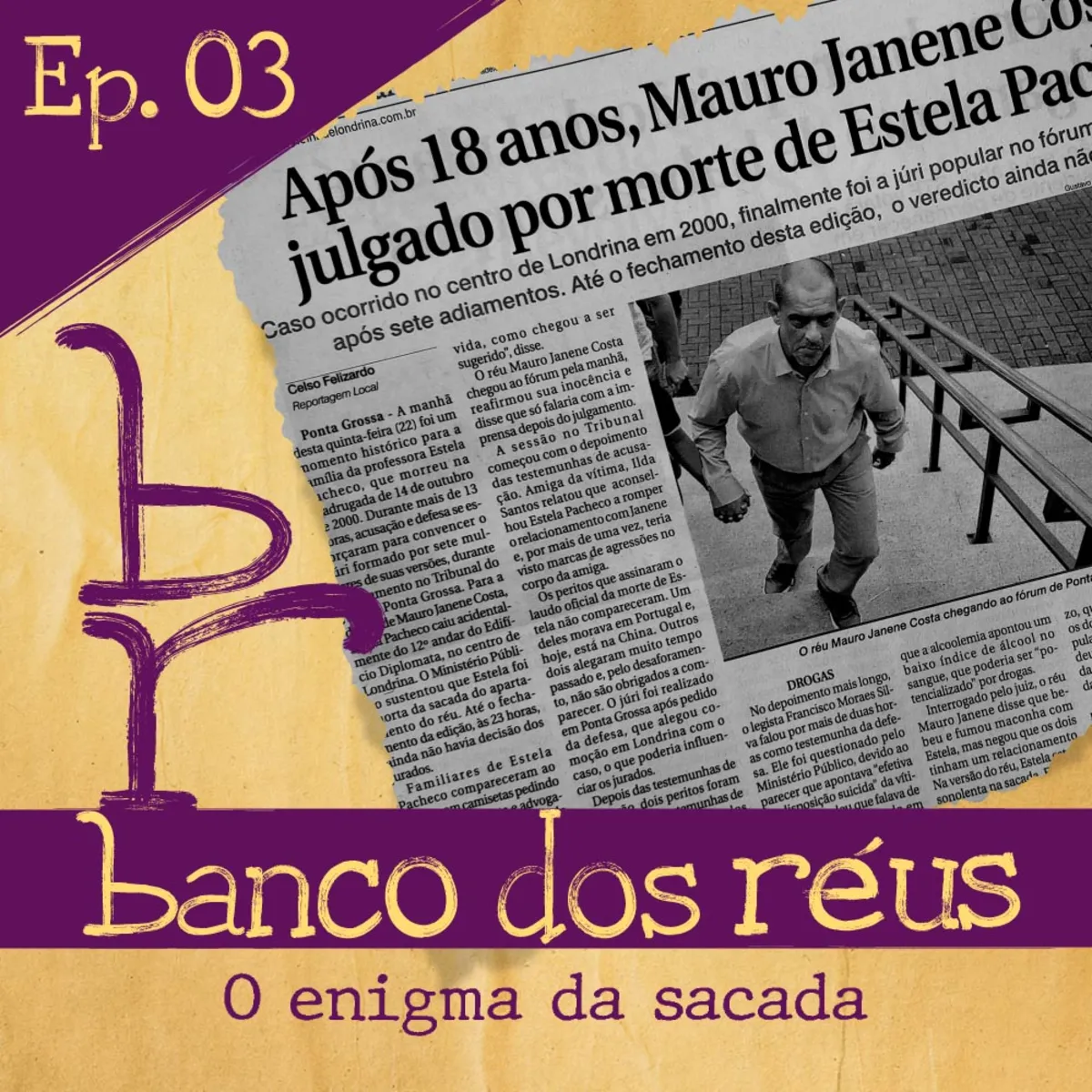 Imagem ilustrativa da imagem "Banco dos Réus" traz como conteúdo extra entrevista com Mauro Janene