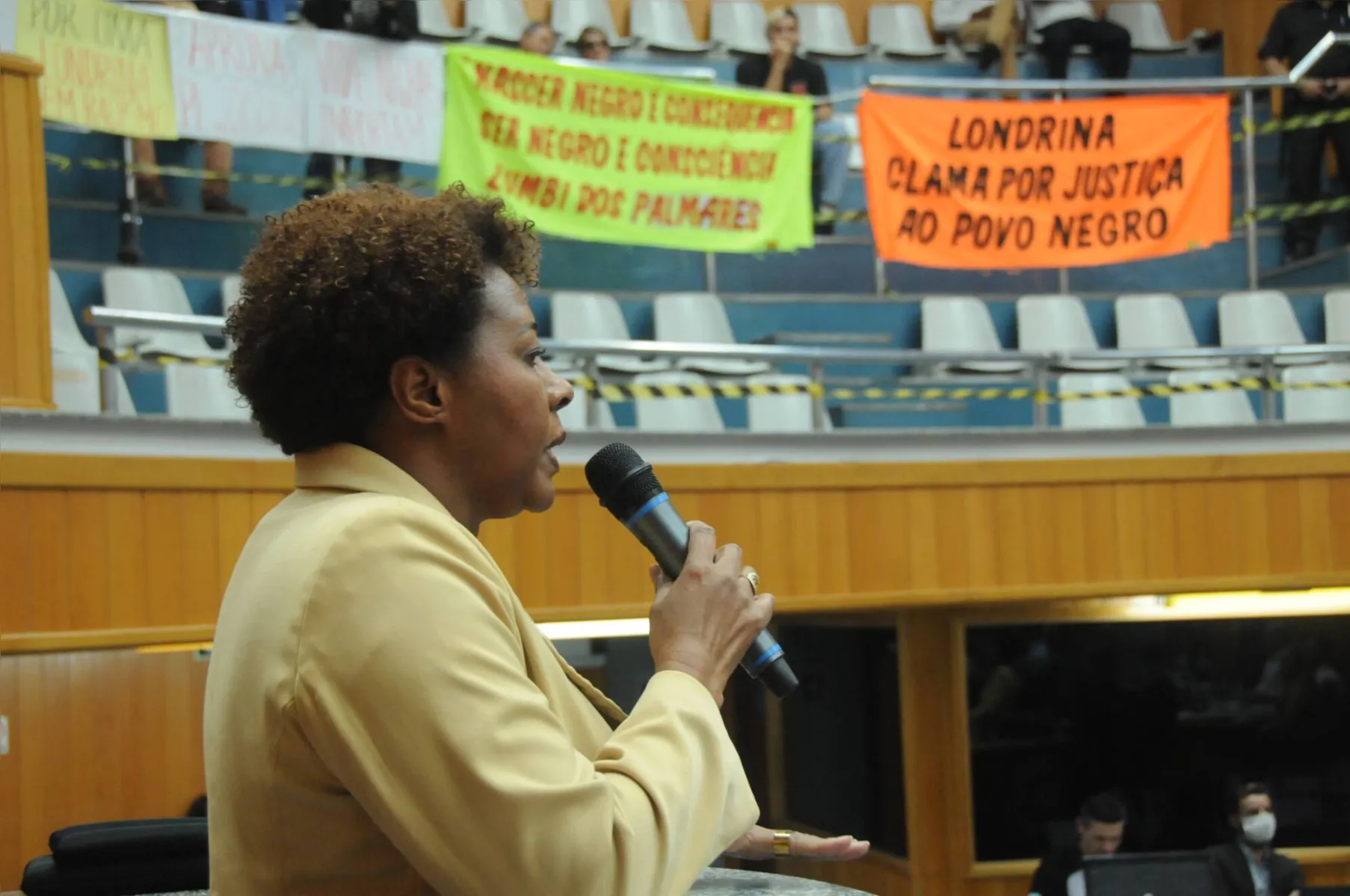 Na foto Maria Lucilda Santos, presidente da Comissão de Igualdade Racial da OAB Londrina