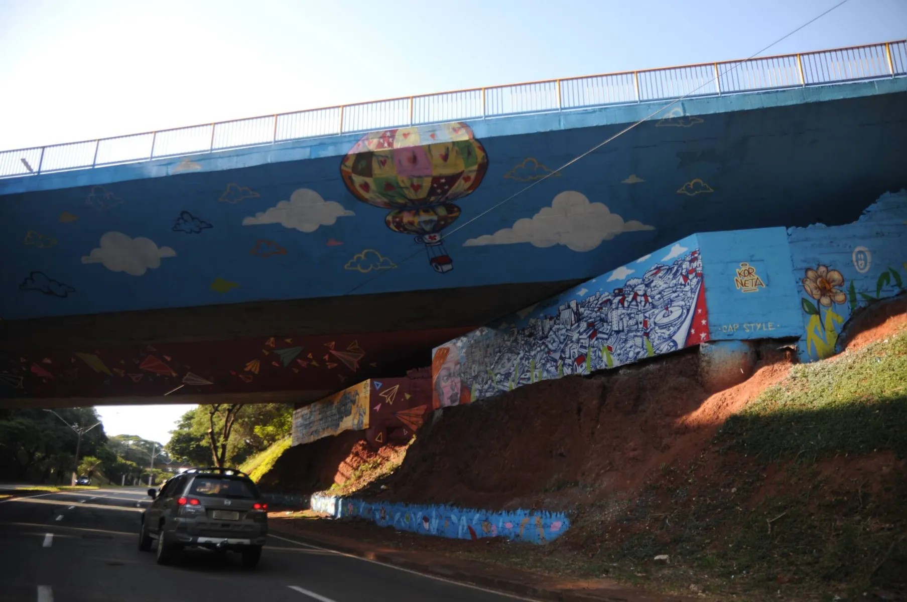 Imagem ilustrativa da imagem Grafite transforma avenida de Londrina em galeria de arte a céu aberto
