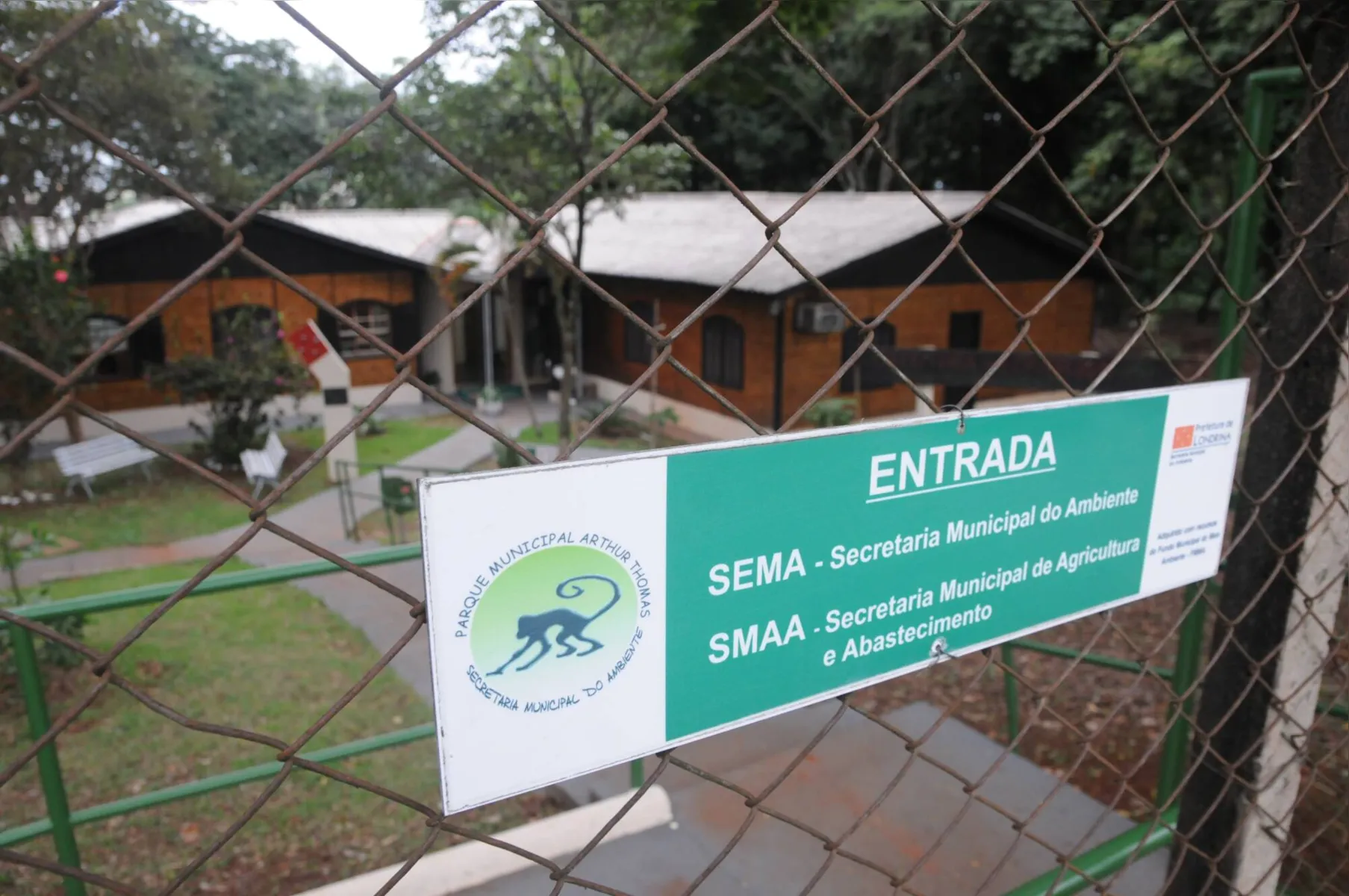 Fachada da sede da Secretaria do Ambiente de Londrina