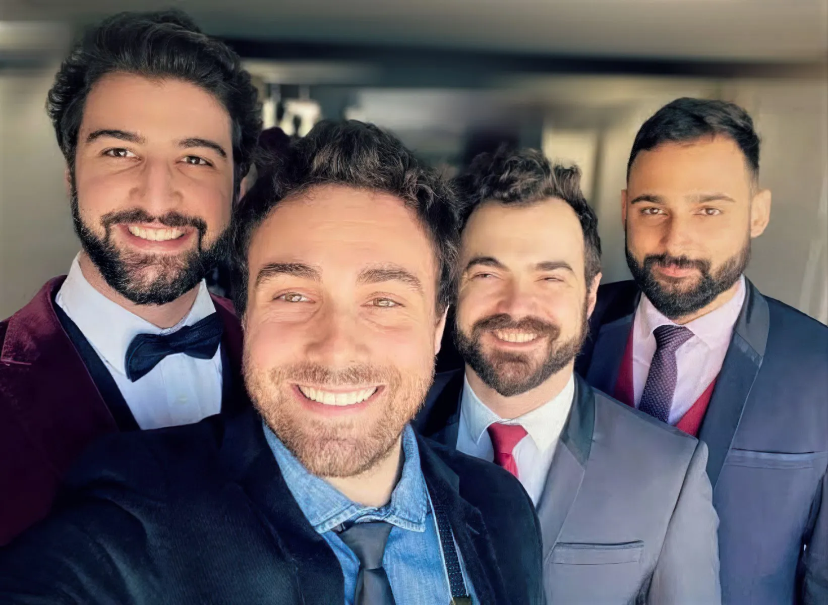 O quarteto da Sr Bonifácio: Eduardo Assad Sahão, Renan Muliterno, Victor Dellalo e Marcelo Celigoi