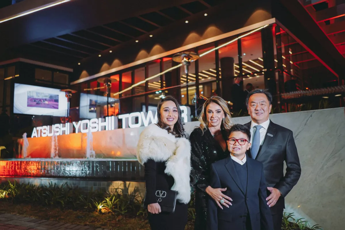 Carol, Anita, Vitor e Leonardo Yoshii