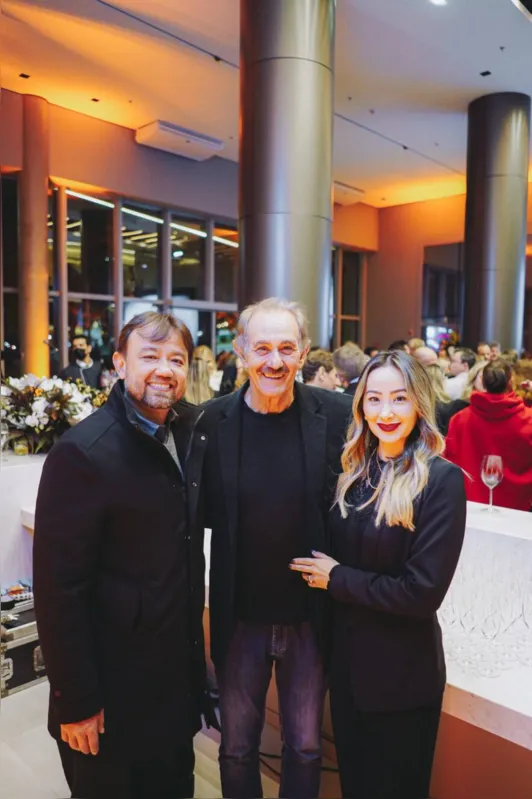 Bruno, Donizetti e Patrícia Makino