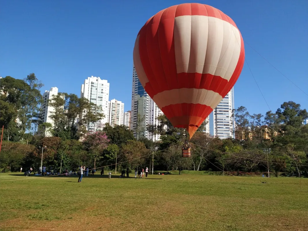 Imagem ilustrativa da imagem Balões atraem milhares de londrinenses ao Aterro do Lago Igapó