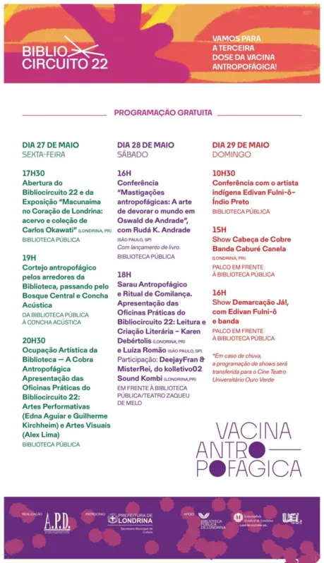 Imagem ilustrativa da imagem Bibliocircuito movimenta a cena cultural neste final de semana