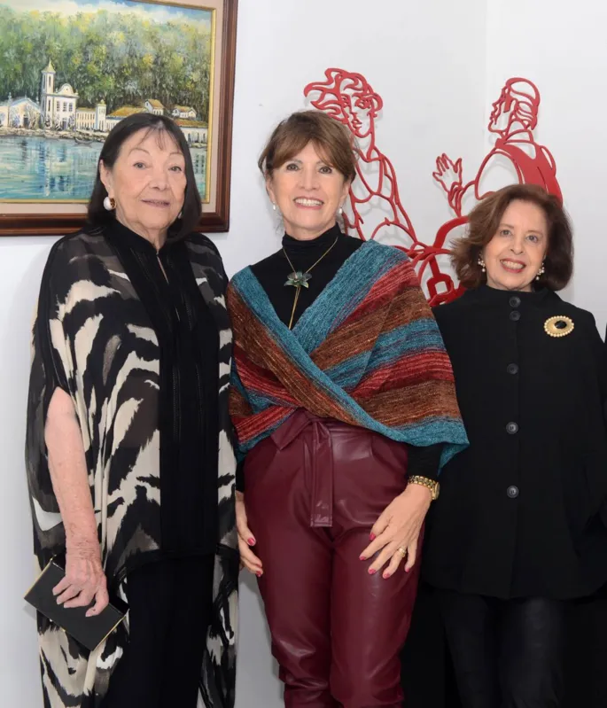 Ana Maria Barreto com Silvia Ferronato e Liliane Haikal