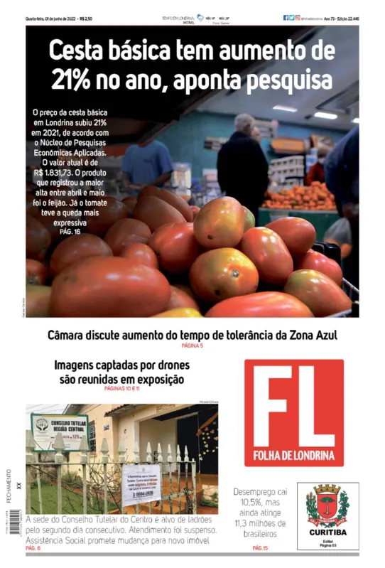 Imagem ilustrativa da imagem Capa 01/06/2022