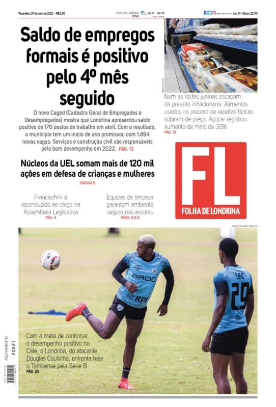 Imagem ilustrativa da imagem Capa 07/06/2022