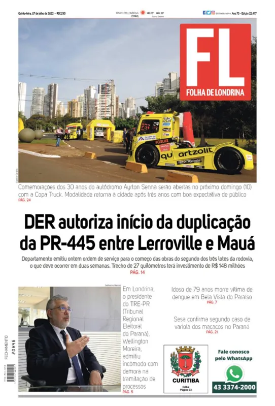 Imagem ilustrativa da imagem Capa 07/07/2022