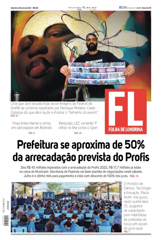 Imagem ilustrativa da imagem Capa 08/07/2022