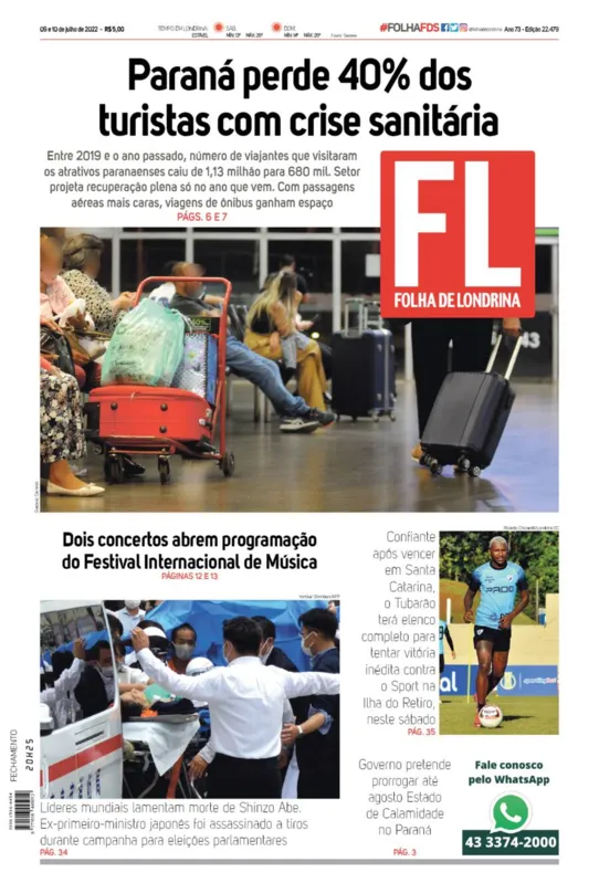 Imagem ilustrativa da imagem Capa 09/07/2022