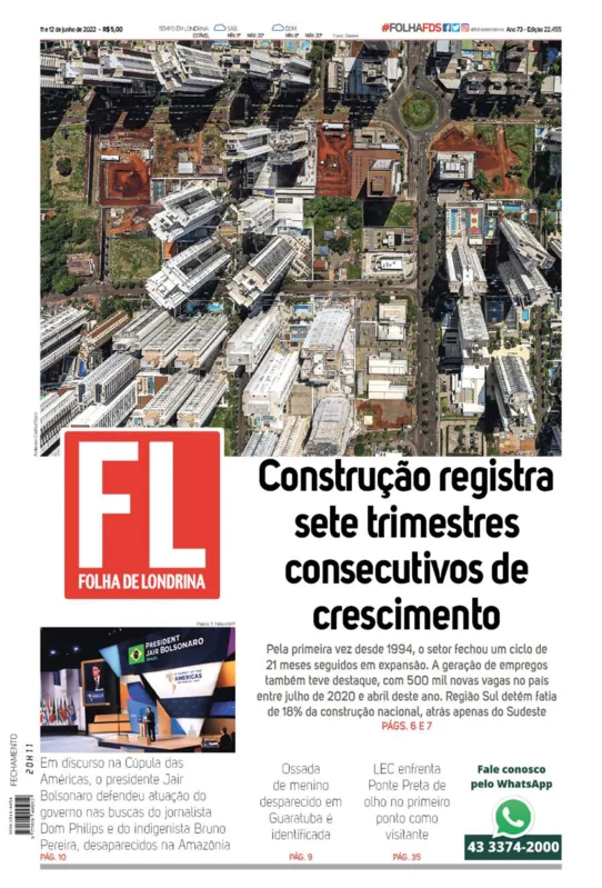 Imagem ilustrativa da imagem Capa 11/06/2022