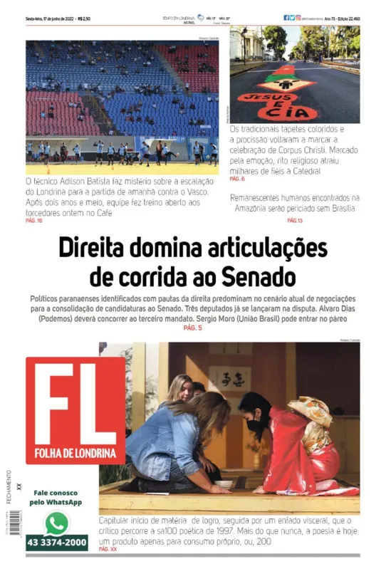 Imagem ilustrativa da imagem Capa 17/06/2022