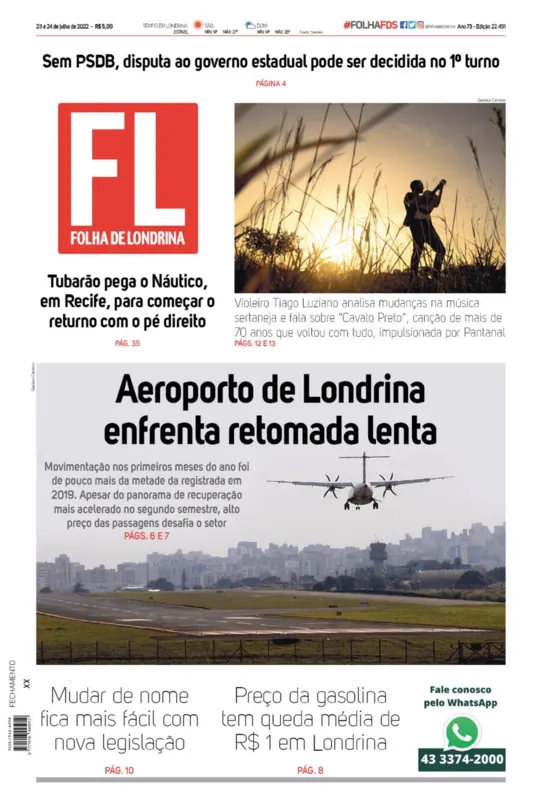 Imagem ilustrativa da imagem Capa 23/07/2022