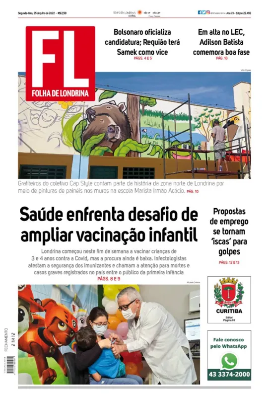 Imagem ilustrativa da imagem Capa 25/07/2022