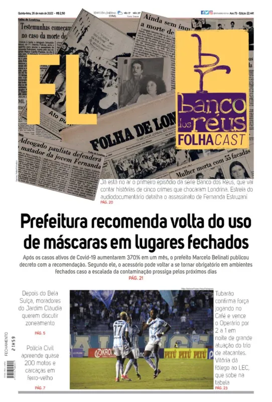 Imagem ilustrativa da imagem Capa 26/05/2022