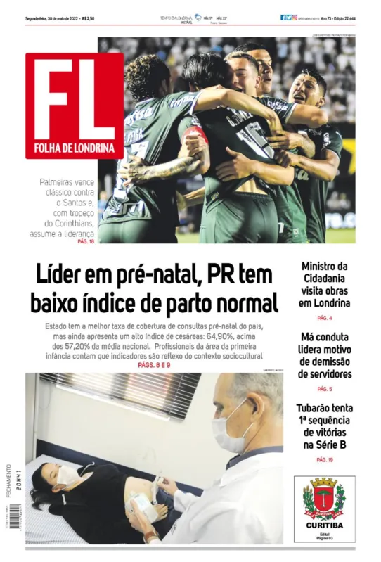 Imagem ilustrativa da imagem Capa 30/05/2022